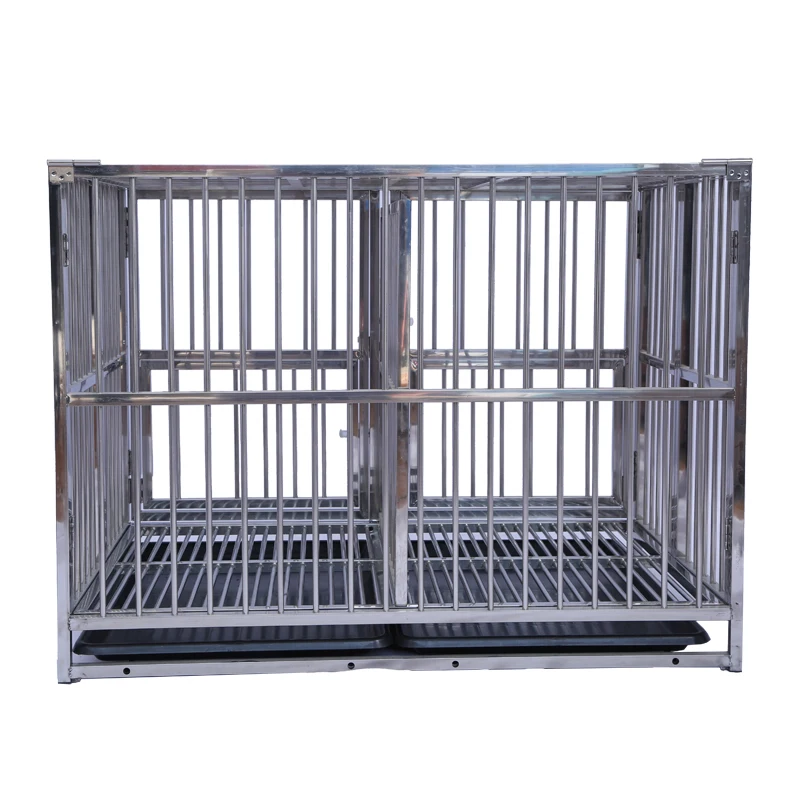 Custom size dog cage stainless steel large pet cage dog cage for sale