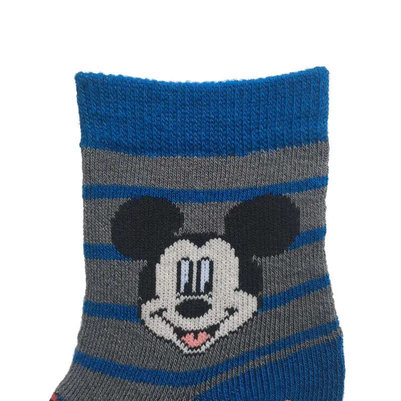 Kids Anti-slip Indoor Play Socks with Grips and Cute Mouse Cuffs