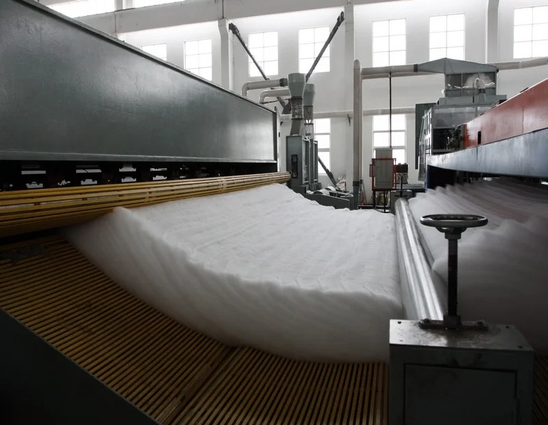 Industrial wool felt needle punching machine