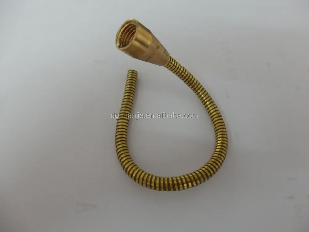 Copper Gooseneck pipe with copper fitting