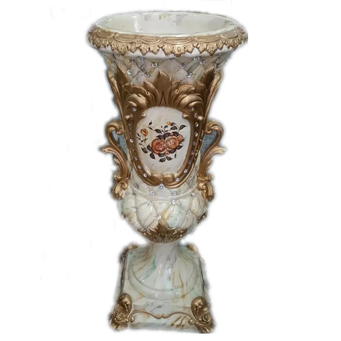 Креативная полимерная ваза для цветов, Декоративный Напольный центральный элемент, Изысканные Подарки для домашнего декора