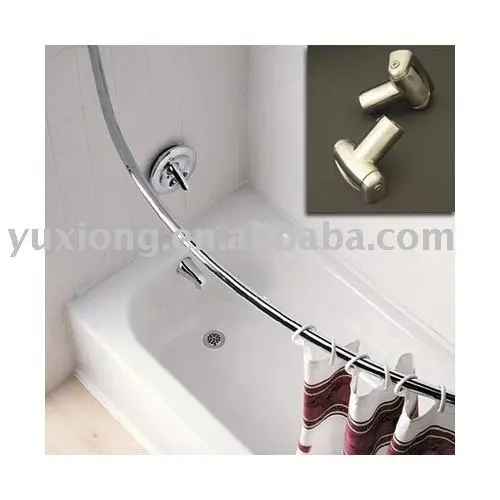 
S/S curved shower rod 