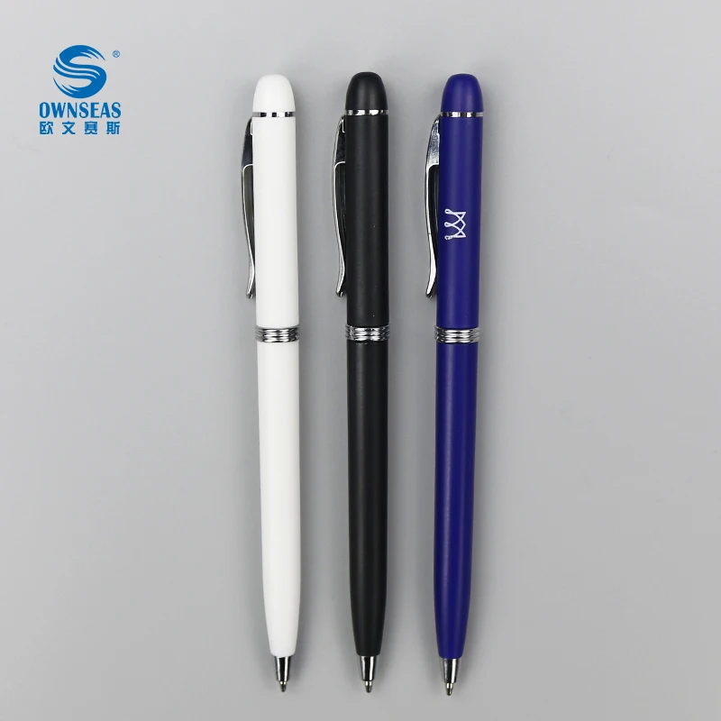 Bulk Sale Business Chinese Nib Durable Plastic Ball Ballpoint Pen With Logo