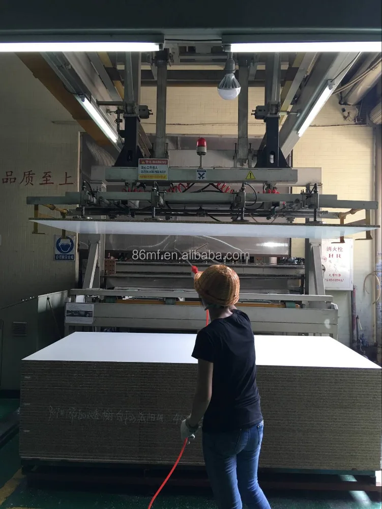 
Different thickness white melamine chipboard for furniture use 