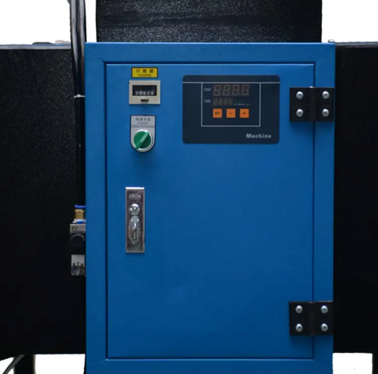 
QX-B3-A 380V pneumatic double stations heatpress roller pneumatic heat rosin press 