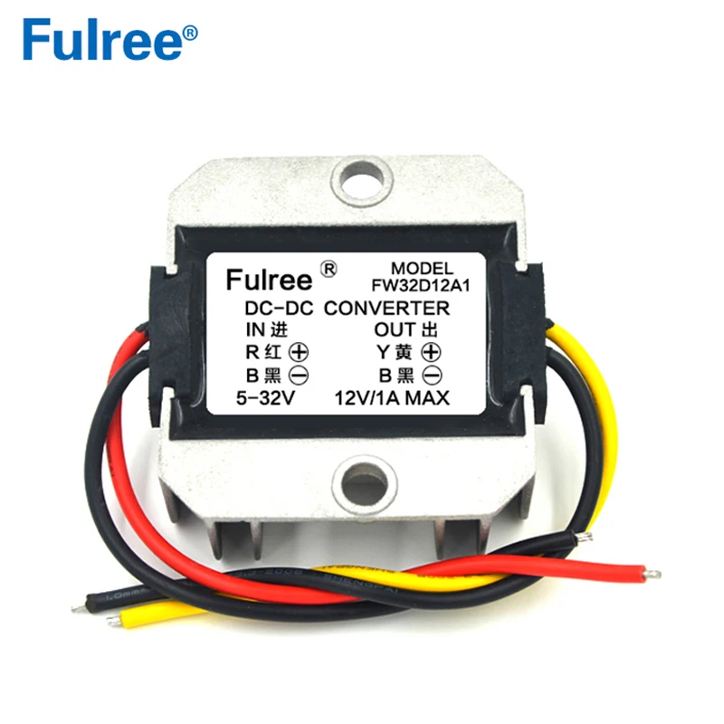 12V19V24V(5-32V) to 12V 1A 2A 3A DC DC Power Voltage Regulator Stabilizer Converter 12 volt Power Supply for Car Radio Speaker