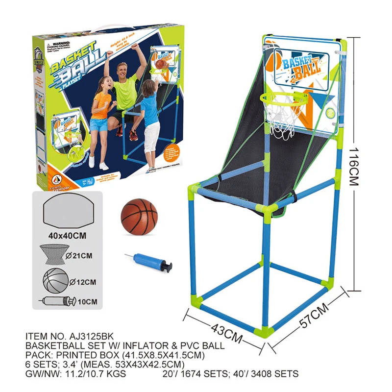New sporting toy set basketball hoop for kids basketball stand shooting machine for children