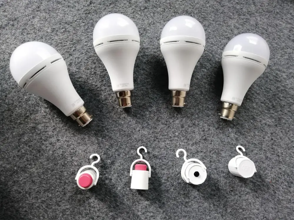 led emergency bulb E27 B22 base intelligent led bulb