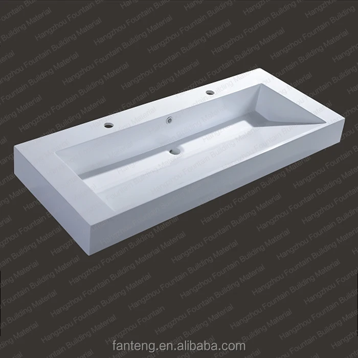 High End Polyester Bathroom Sink Wholesale Price Artifcial Single Resin Sink