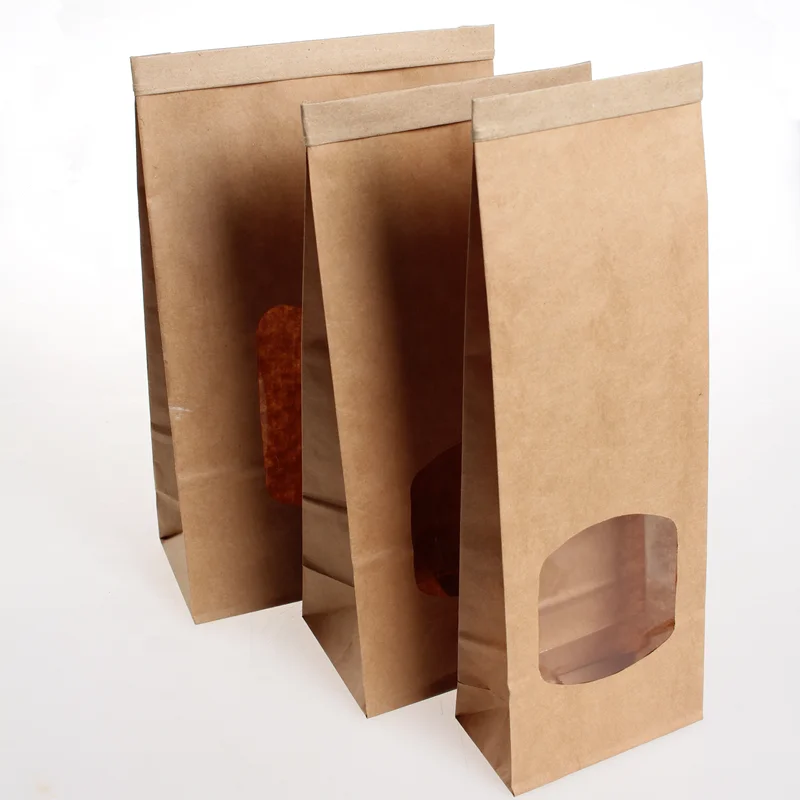 eco friendly Flat bottom reusable coffee packaging bag with valve