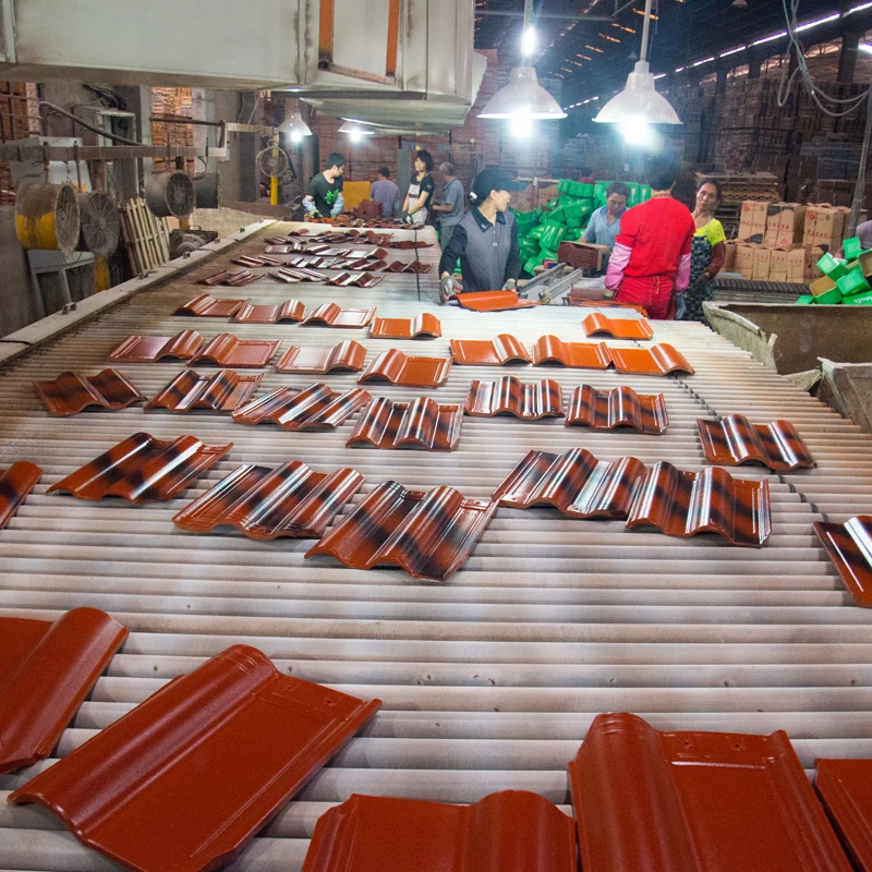 New Style Glazed Clay Materials Tile Roofing