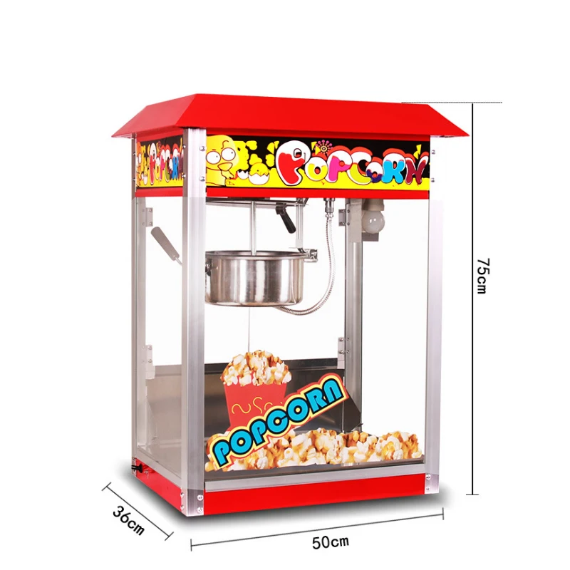 
Stainless steel commercial popcorn popper machine popcorn snack machine 