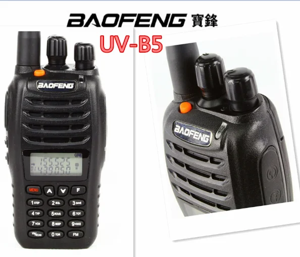 Лучший новый! Baofeng дешевле 2 way Радио walkie talkie UV-B5 с большим функции