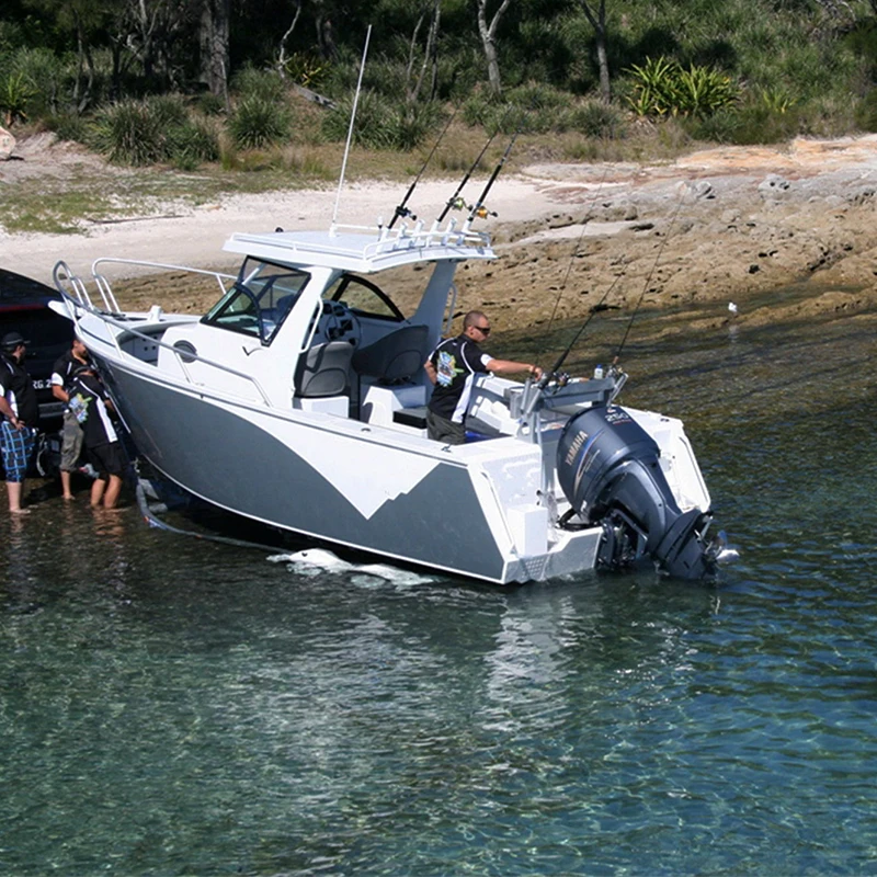 
Qingdao Gospel 6.85m/ 23ft Cuddy Cabin Aluminum Fishing Boat for sale with Australian Build Plate 