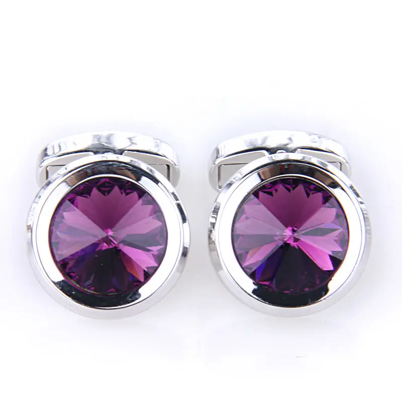 Роскошные запонки для смокинга с кристаллами для мужчин, подарок, мужские аксессуары для рубашки, запонки