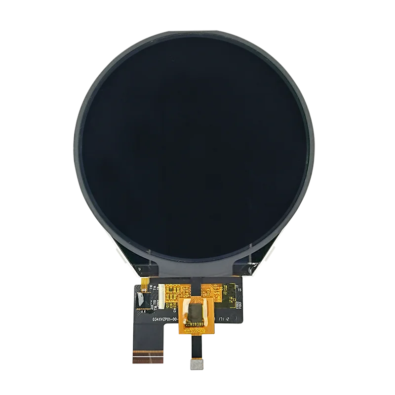 
3.4 inch circle IPS 800*800 mipi interface capacitive touch screen panel round lcd display tft module 