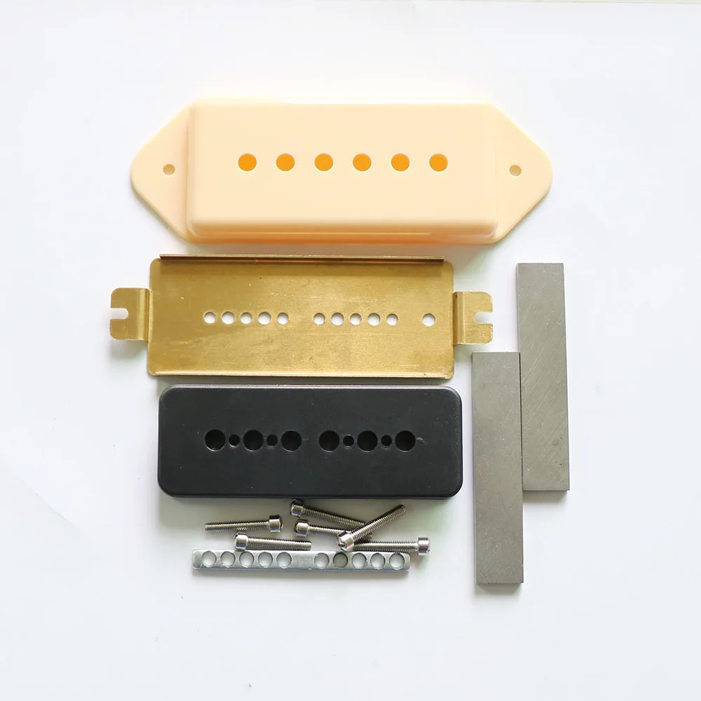 Оптовая продажа, Электрический гитарный комплект для сборки P90 Dog Ear с Alnico Bar