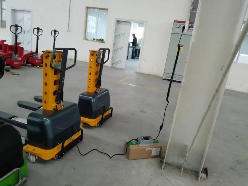 
500kg 1100mm 1300mm Semi Electric Portable self loading pallet lift Self Lift Stacker 