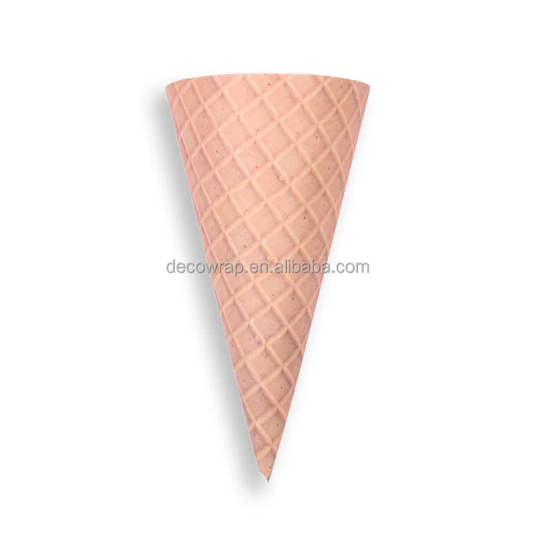 LONGSUN New arrival ice cream shape summer decor flower paper