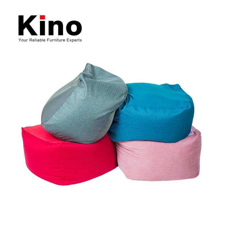 Square bean bag seat cushion bean ball can be refilled, large elastic fabric bean bag chairs
