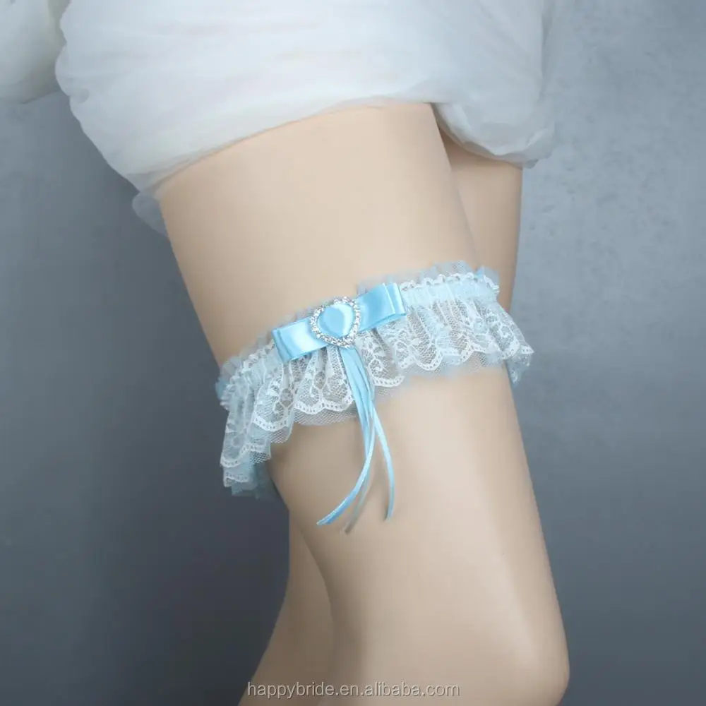 Новое поступление, кружевные свадебные подвязки со стразами для невесты WG1037