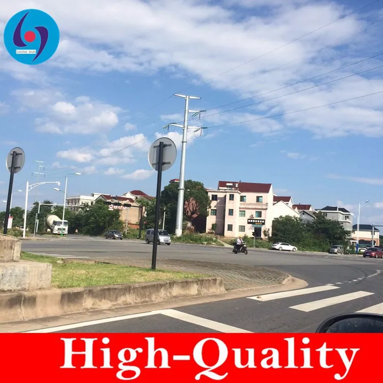 transmission line steel pole tower