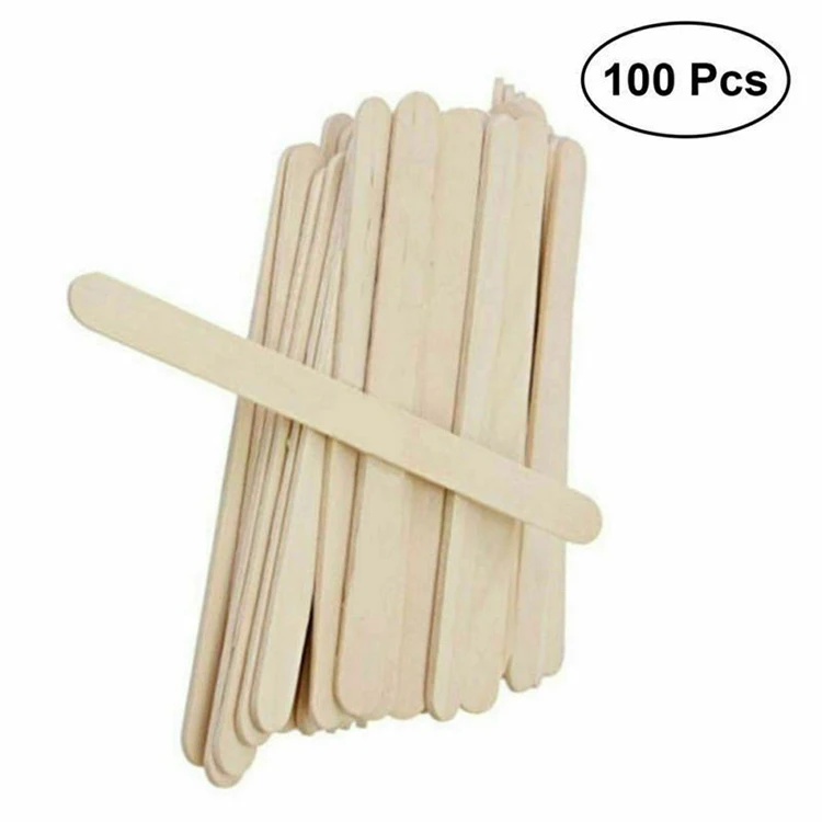 Custom disposable medical sterile wooden tongue depressor wax applicator sticks with CE for sale