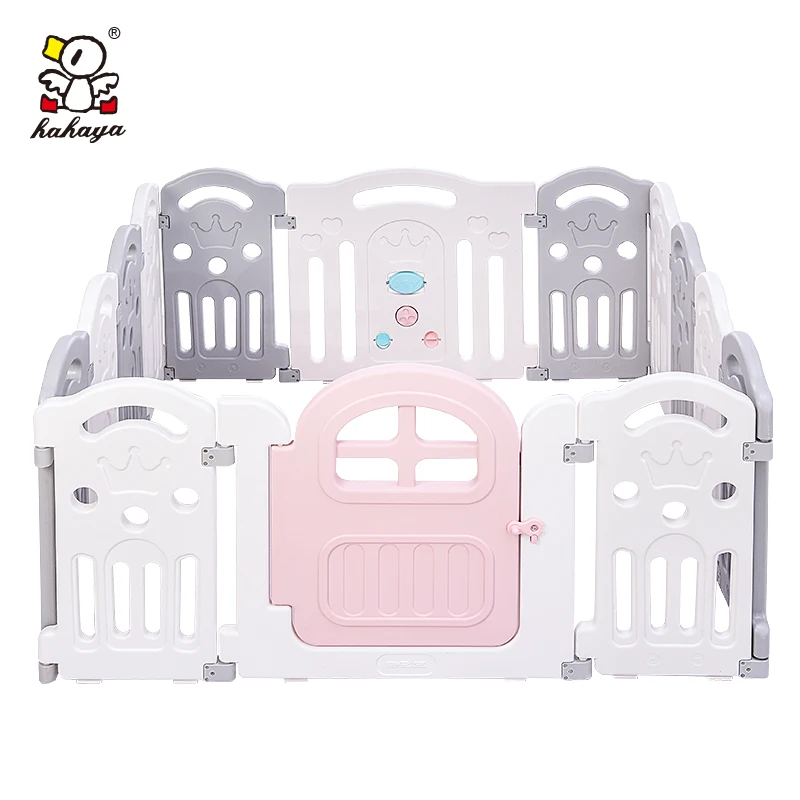 
Square Luxury Baby Playpen Kids Plastic Baby Fence 