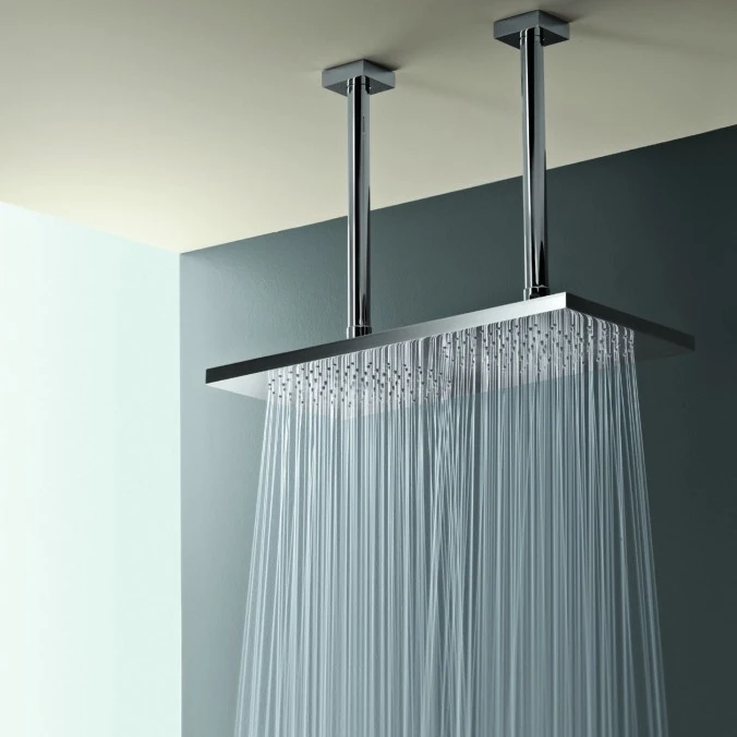 304 stainless steel led rainfall ceiling shower head rainfall