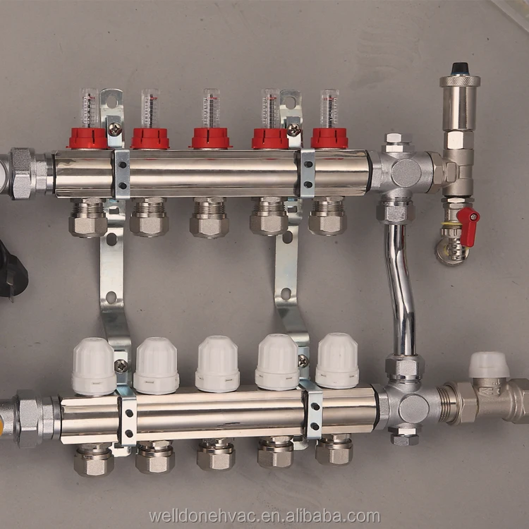 Латунь медзь калектар для цёплай падлогі