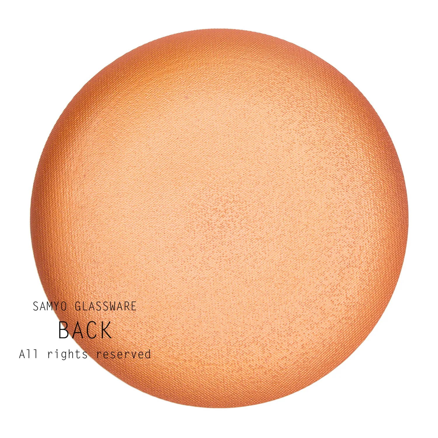 Samyo 13 дюймов современный элегантный круглый оранжевого стекла блеск зарядное устройство тарелка для торта для свадьбы