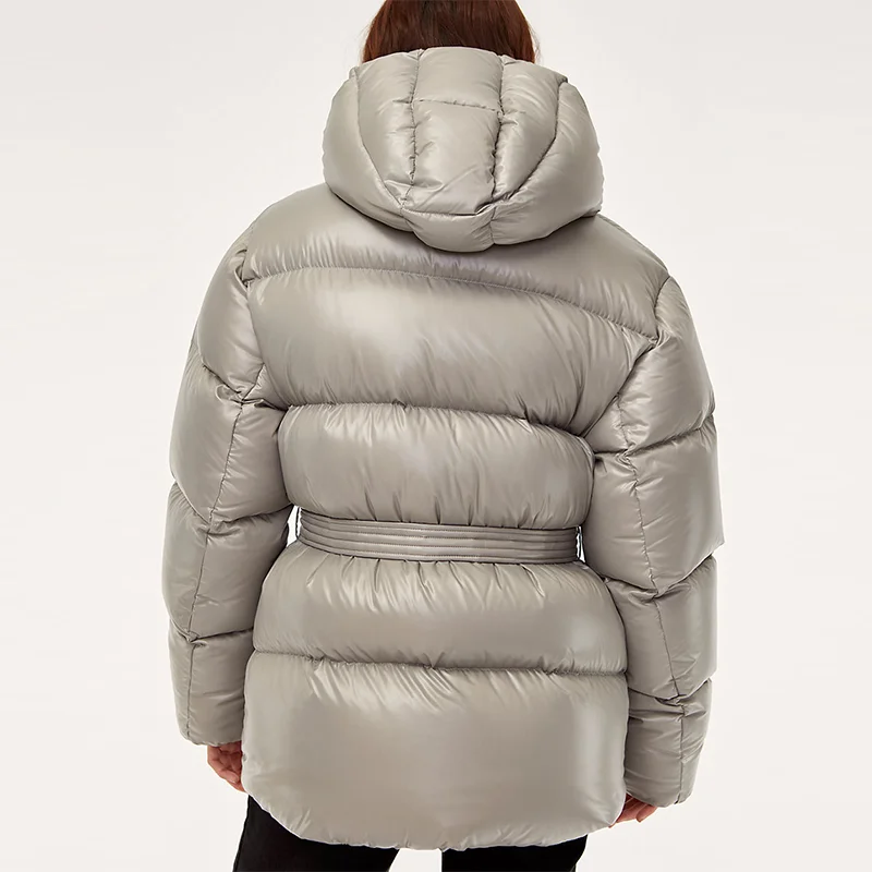 New Arrival Winter Nylon Waterproof  Down Cotton Short Jacket Puffer Casual Hooded Coat Women