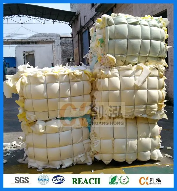 Exporting sponge foam in bulk rubber scrap foam