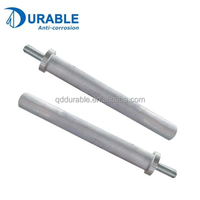 China supplier for aluminum zinc anode rod of water heater spare parts