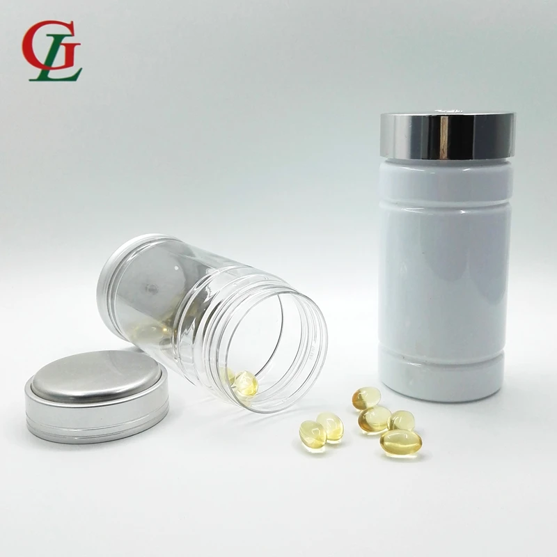 Pet 250CC здравоохранения бутылки контейнеры для хранения продуктов мака бутылка с серебряной Психическое