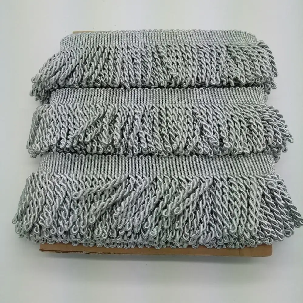 Wholesale More Colors 9CM Bullion Fringe Tassel,Curtain Fringe,Polyester Fringe for Decoration