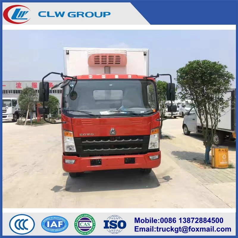 
Factory supply cheap price sale 3tons refrigerator box truck 
