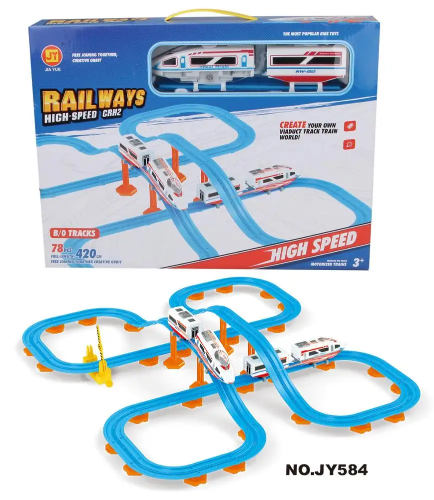 Best sale B/O high speed  2 in 1  railway train thomas   track toys for kids
