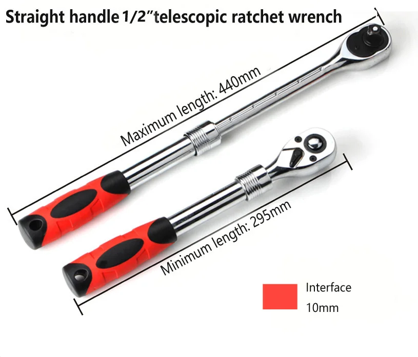1/2,1/4/,3/8 bi-directional quick 72-tooth expansion sleeve ratchet wrench
