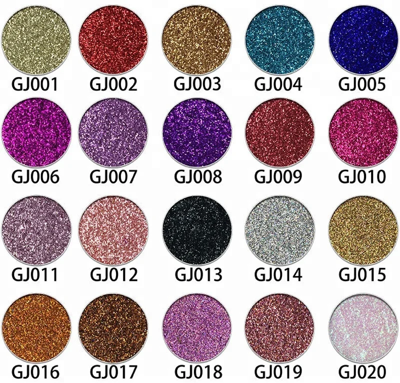 Custom your favorite color makeup palette shimmer glitter eyeshadow palette
