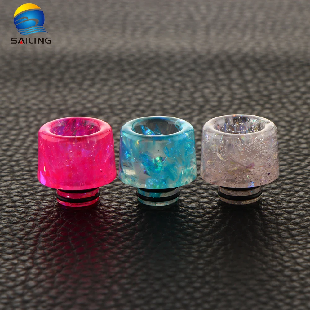 
Sailing Amazon hot sale epoxy resin drip tip vape 510 drip tip e cig accessories 