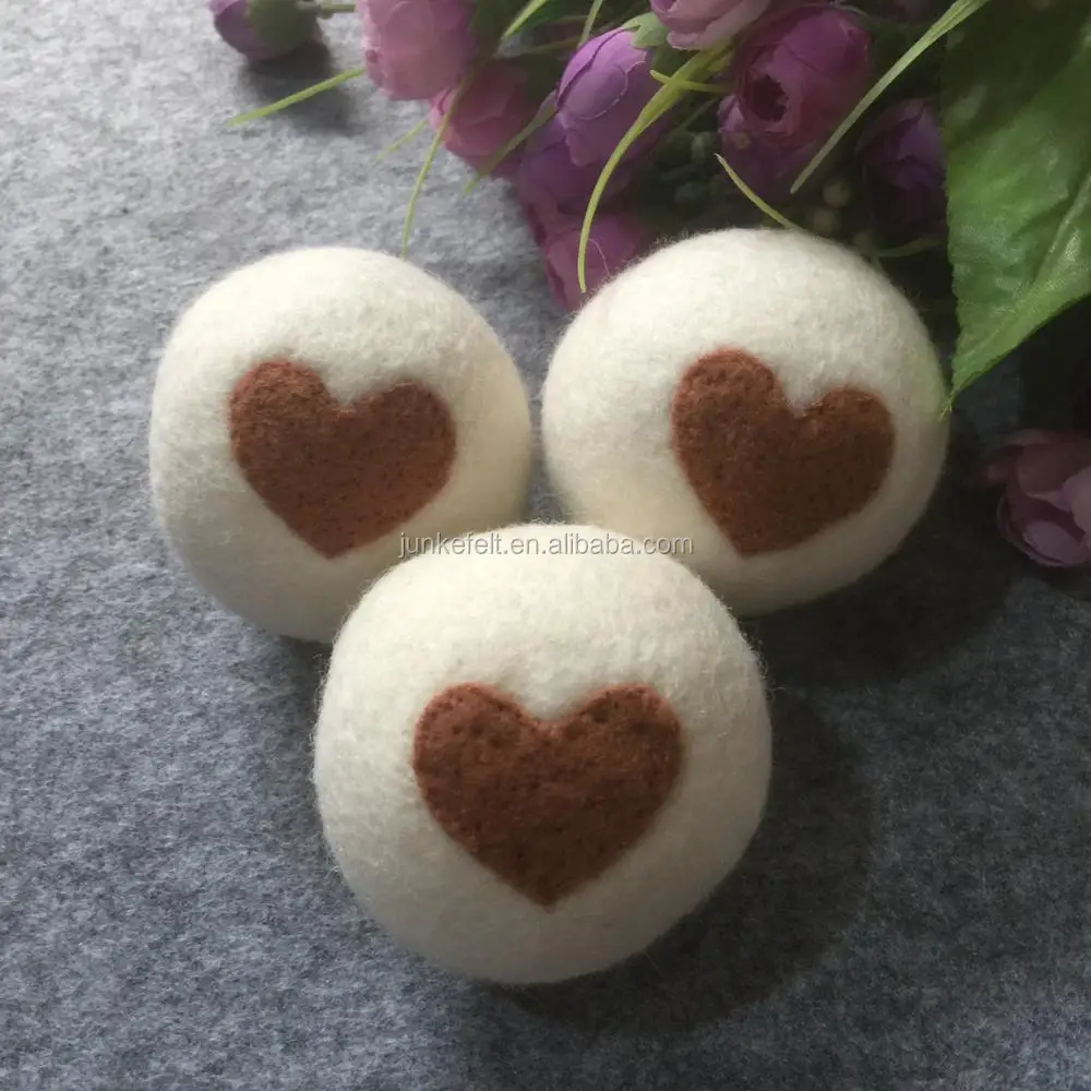 Wholesale wool felt balls wool balls for dryer large felt balls