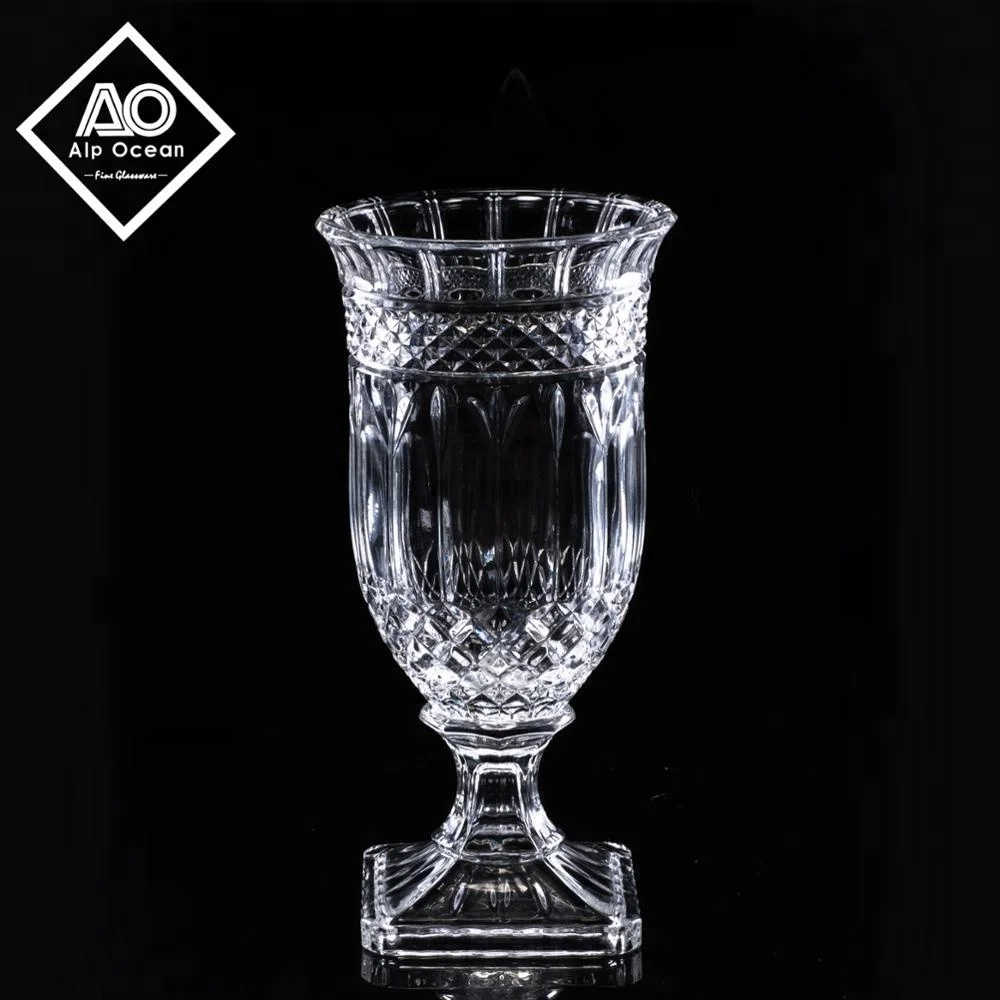 Стеклянная ваза-подставка 33 см, стильная ваза для домашнего декора, оптовая продажа Стеклянных ВАЗ для цветов