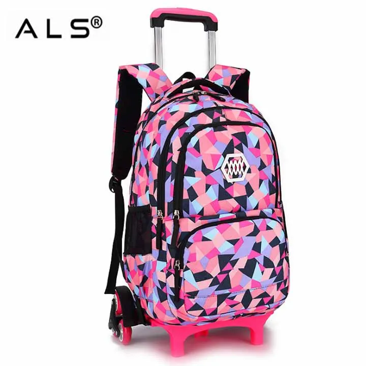 
Wheeled School Bag Children Trolley bag for primary school trolley backpack girls children travel trolley luggage bag 