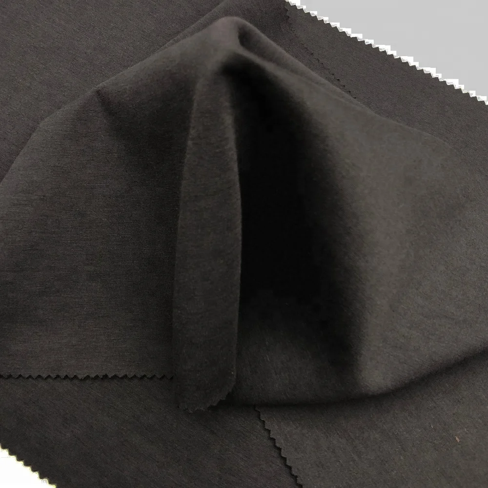 
Hot selling soft 69% polyester 25% rayon 6% spandex crepe scuba knitting fabric 