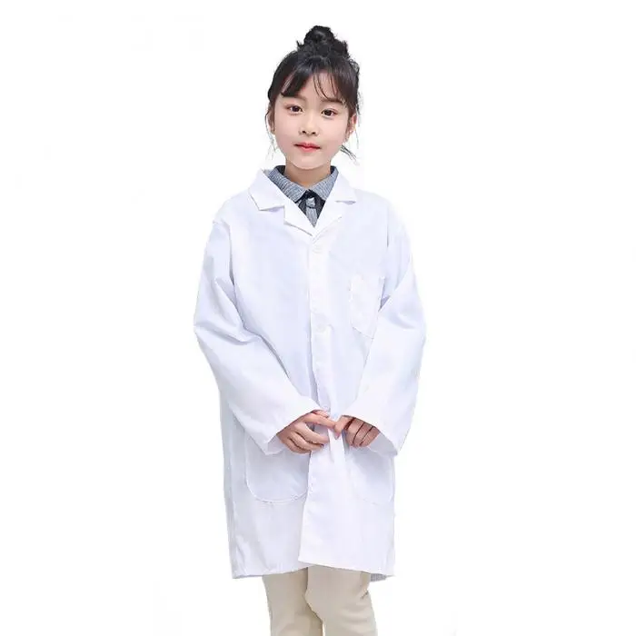 Poly Cotton Toddler Lab Coat for Kids Working Class Children Lab Coat