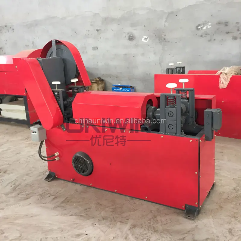 Hydraulic Steel wire straightening and cutting machine for round rebar, coiled bar, deformed rebar