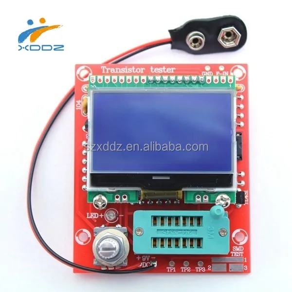 
M328 LCD 12864 Transistor Tester DIY Kit Diode Triode Capacitance LCR ESR Meter 
