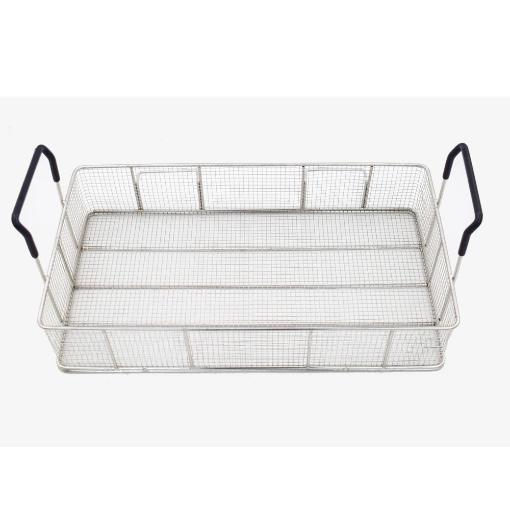 Commercial Rectangle Stainless Steel Wire Mesh Cooking Fry Basket