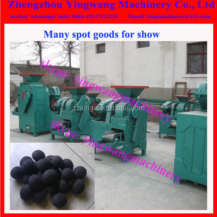 Роликовая машина для брикетирования угля/угля в форме шара